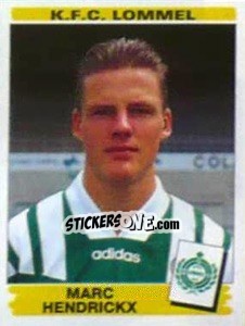 Figurina Marc Hendrickx - Football Belgium 1995-1996 n. 233 - Panini