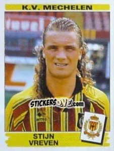 Figurina Stijn Vreven - Football Belgium 1995-1996 - Panini