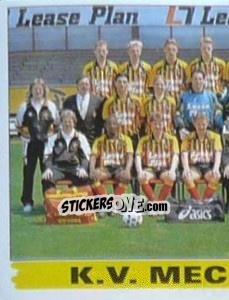 Sticker Elftal / Equipe - Football Belgium 1995-1996 - Panini
