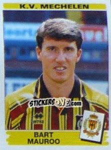 Sticker Bart Mauroo - Football Belgium 1995-1996 - Panini