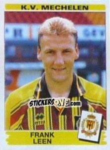 Figurina Frank Leen - Football Belgium 1995-1996 - Panini