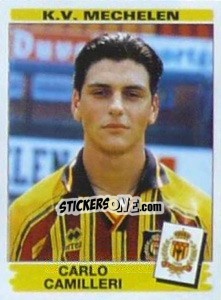 Figurina Carlo Camilleri - Football Belgium 1995-1996 - Panini