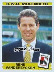 Sticker Rene Vandereycken - Football Belgium 1995-1996 - Panini