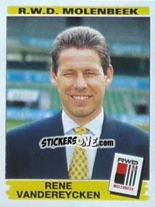 Figurina Rene Vandereycken - Football Belgium 1995-1996 - Panini