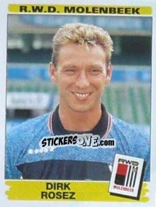 Figurina Dirk Rosez - Football Belgium 1995-1996 - Panini