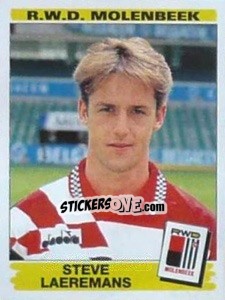 Sticker Steve Laeremans - Football Belgium 1995-1996 - Panini