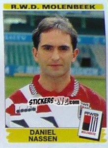 Sticker Daniel Nassen - Football Belgium 1995-1996 n. 262 - Panini