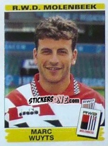 Figurina Marc Wuyts - Football Belgium 1995-1996 - Panini