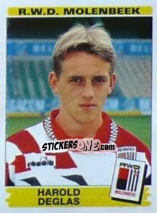 Cromo Harold Deglas - Football Belgium 1995-1996 - Panini