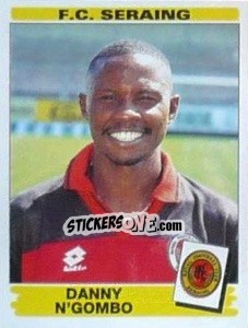 Sticker Danny N'Gombo - Football Belgium 1995-1996 - Panini