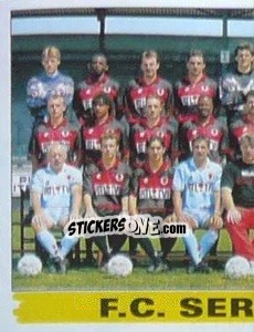 Sticker Elftal / Equipe - Football Belgium 1995-1996 n. 278 - Panini