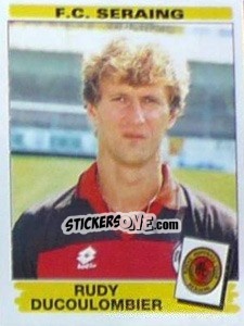 Sticker Rudy Ducoulombier - Football Belgium 1995-1996 n. 280 - Panini