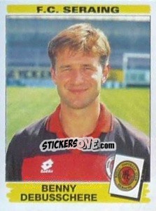 Sticker Benny Debusschere - Football Belgium 1995-1996 - Panini