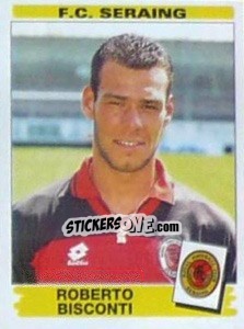 Cromo Roberto Bisconti - Football Belgium 1995-1996 - Panini