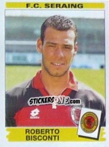 Figurina Roberto Bisconti - Football Belgium 1995-1996 - Panini