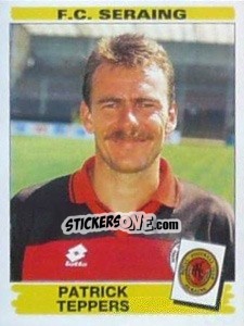 Sticker Patrick Teppers - Football Belgium 1995-1996 - Panini