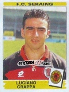 Sticker Luciano Crappa - Football Belgium 1995-1996 - Panini