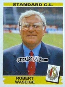 Figurina Robert Waseige - Football Belgium 1995-1996 - Panini