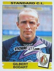 Sticker Gilbert Bodart - Football Belgium 1995-1996 - Panini