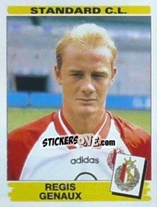 Sticker Regis Genaux - Football Belgium 1995-1996 - Panini