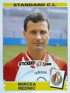 Sticker Mircea Rednic - Football Belgium 1995-1996 - Panini