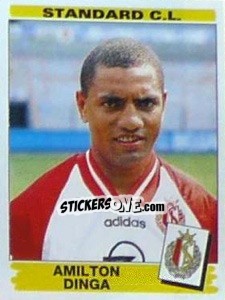 Cromo Amilton Dinga - Football Belgium 1995-1996 n. 299 - Panini