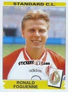 Sticker Ronald Foguenne - Football Belgium 1995-1996 - Panini