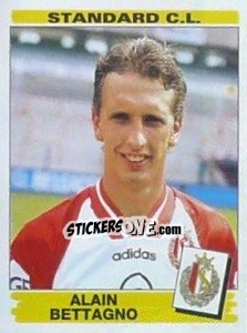 Figurina Alain Bettagno - Football Belgium 1995-1996 n. 304 - Panini