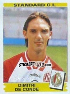 Sticker Dimitri De Conde - Football Belgium 1995-1996 - Panini