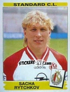 Figurina Sacha Rytchkov - Football Belgium 1995-1996 n. 307 - Panini