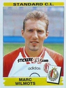 Sticker Marc Wilmots - Football Belgium 1995-1996 n. 308 - Panini
