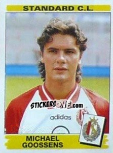 Sticker Michael Goossens - Football Belgium 1995-1996 - Panini