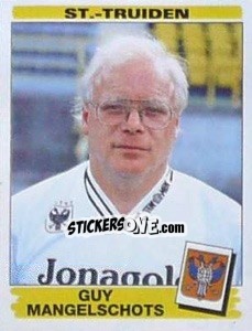 Sticker Guy Mangelschots - Football Belgium 1995-1996 - Panini