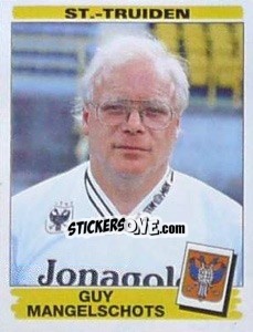 Sticker Guy Mangelschots - Football Belgium 1995-1996 n. 312 - Panini