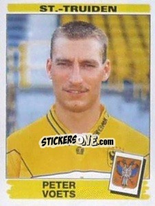 Sticker Peter Voets - Football Belgium 1995-1996 - Panini