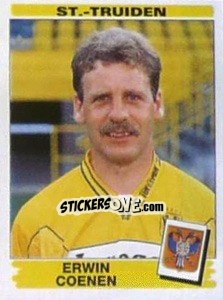 Sticker Erwin Coenen - Football Belgium 1995-1996 - Panini