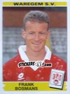 Sticker Frank Bosmans - Football Belgium 1995-1996 n. 333 - Panini