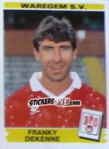 Sticker Franky Dekenne - Football Belgium 1995-1996 n. 337 - Panini