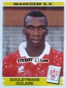 Cromo Souleymane Oulare - Football Belgium 1995-1996 n. 346 - Panini