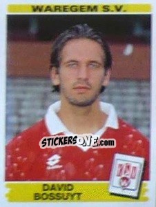 Cromo David Bossuyt - Football Belgium 1995-1996 - Panini
