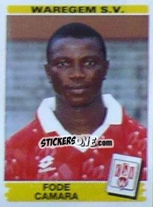 Sticker Fode Camara - Football Belgium 1995-1996 - Panini