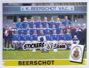 Sticker Beerschoot (Elftal-Equipe) - Football Belgium 1995-1996 - Panini