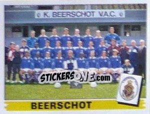 Figurina Beerschoot (Elftal-Equipe) - Football Belgium 1995-1996 n. 350 - Panini