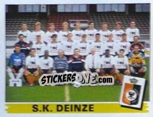 Sticker S.K. Deinze (Elftal-Equipe) - Football Belgium 1995-1996 - Panini