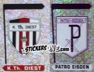Sticker K.Th. Diest - Patro Eisden  (Embleem-Armoiries) - Football Belgium 1995-1996 n. 352 - Panini