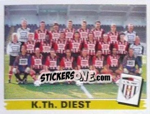 Figurina K.Th. Diest (Elftal-Equipe) - Football Belgium 1995-1996 - Panini