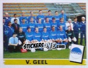 Figurina V. Geel (Elftal-Equipe) - Football Belgium 1995-1996 - Panini