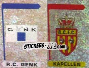 Sticker R.C. Genk - Kapellen  (Embleem-Armoiries) - Football Belgium 1995-1996 - Panini