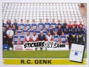 Figurina R.C. Genk (Elftal-Equipe) - Football Belgium 1995-1996 - Panini