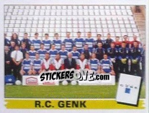 Sticker R.C. Genk (Elftal-Equipe) - Football Belgium 1995-1996 n. 359 - Panini